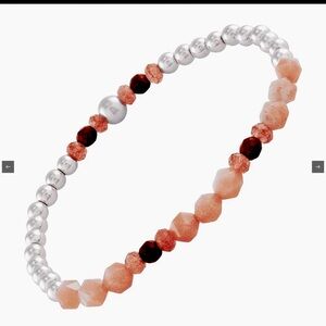 Silpada retired sterling silver & stone bracelet new, used for display at shows.